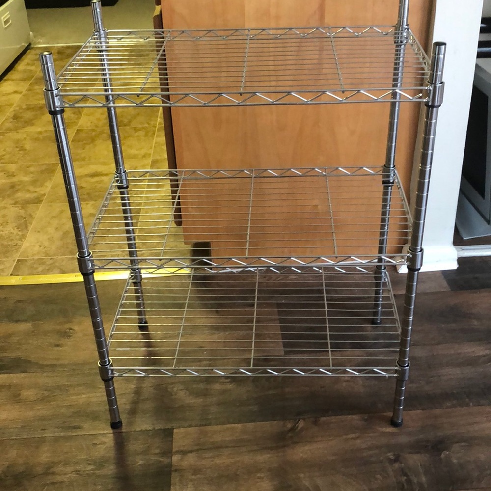 Metal 3 tier shelf